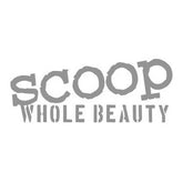 Natural skin brand, "scoop whole beauty" logo