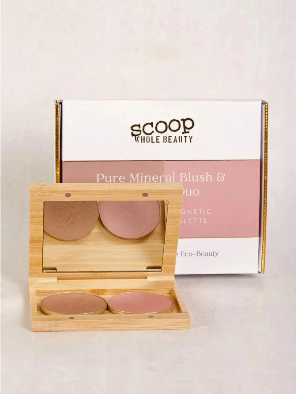 Pressed Mineral Blush & Bronzer Duo in Bamboo Multi Palette