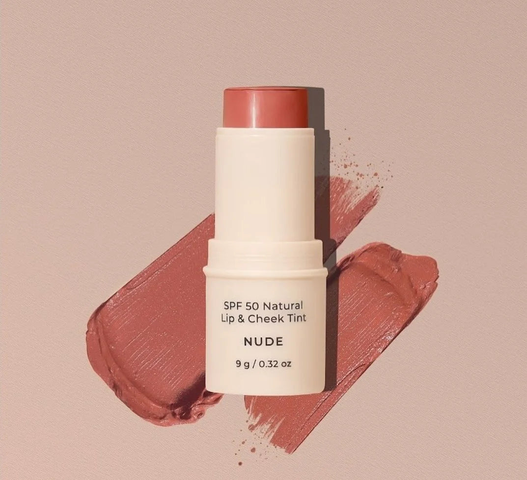 Natural Lip & Cheek Tint Sunscreen SPF50 - Avocado Zinc