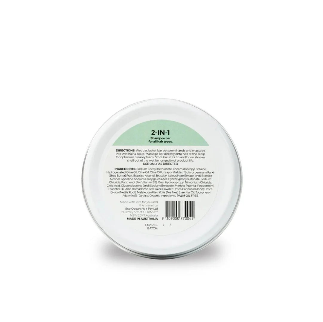 2 in 1 Organic Solid Shampoo & Conditioner Bar - Evercircle