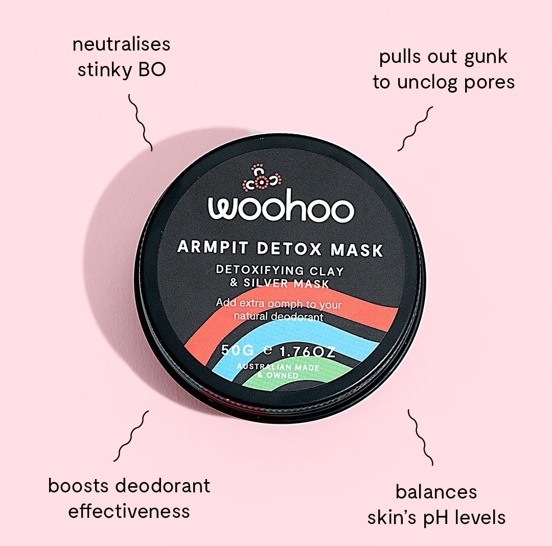 Armpit Detox Mask ~ Detoxifying Clay and Silver Mask