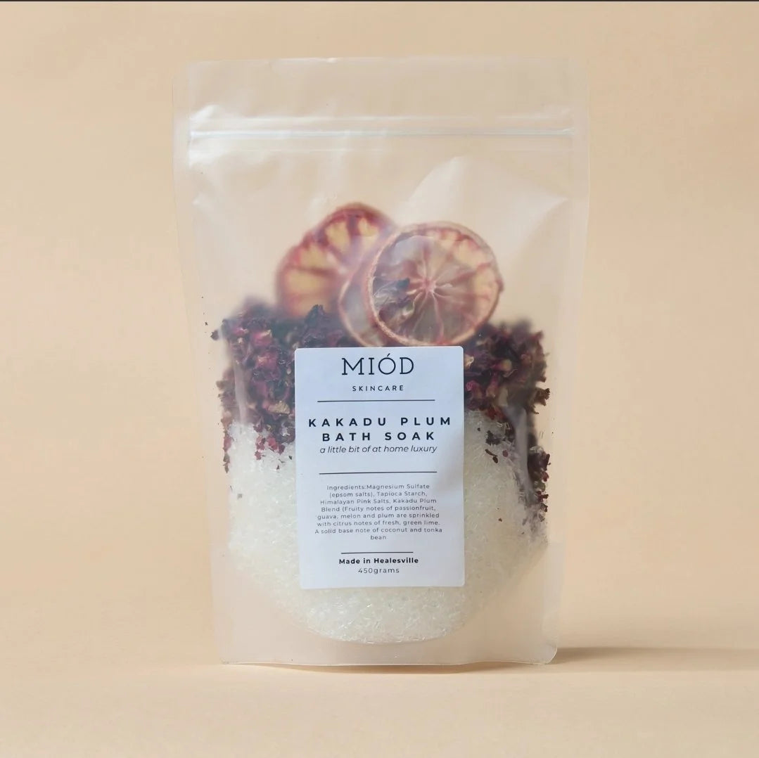 Kakadu Plum Bath Salts
(450gm)
