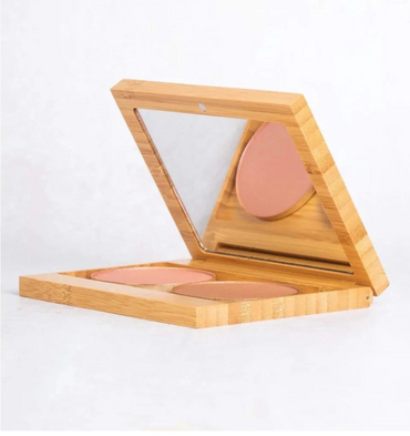 Pressed Mineral Blush & Bronzer Duo in Bamboo Multi Palette