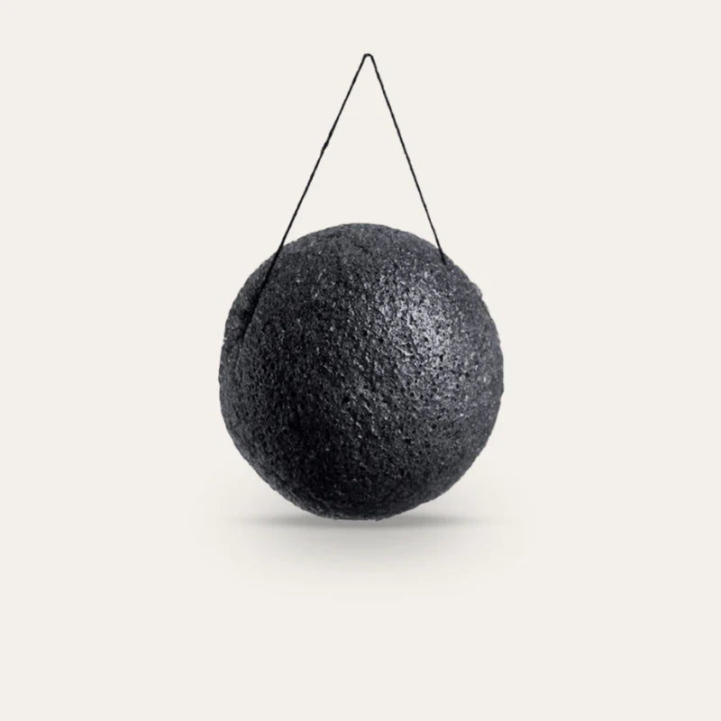 Black konjac sponge for face