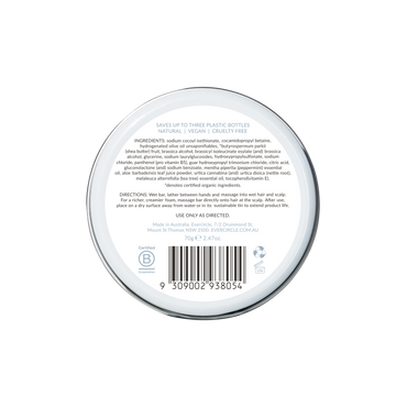2 in 1 Organic Solid Shampoo & Conditioner Bar - Evercircle
