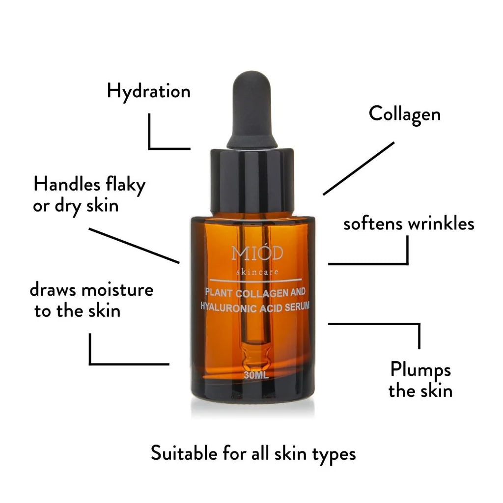 Hyaluronic Acid and Plant Collagen Serum - Miod Skincare