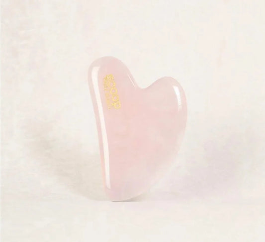 100% Rose Quartz Face Sculpting Gua Sha