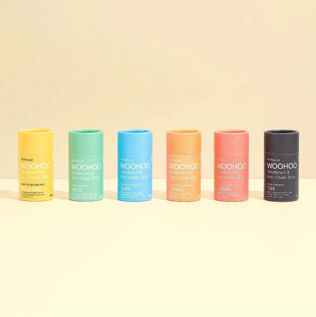 Best aluminium free deodorant stick - Woohoo Body brand - Unfurl
