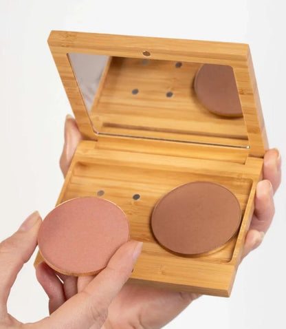 Pressed Mineral Blush & Bronzer Duo in Bamboo Multi Palette